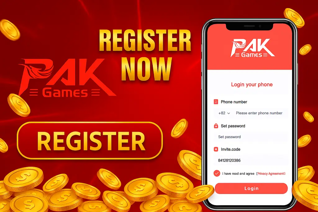 Register on Pak Game