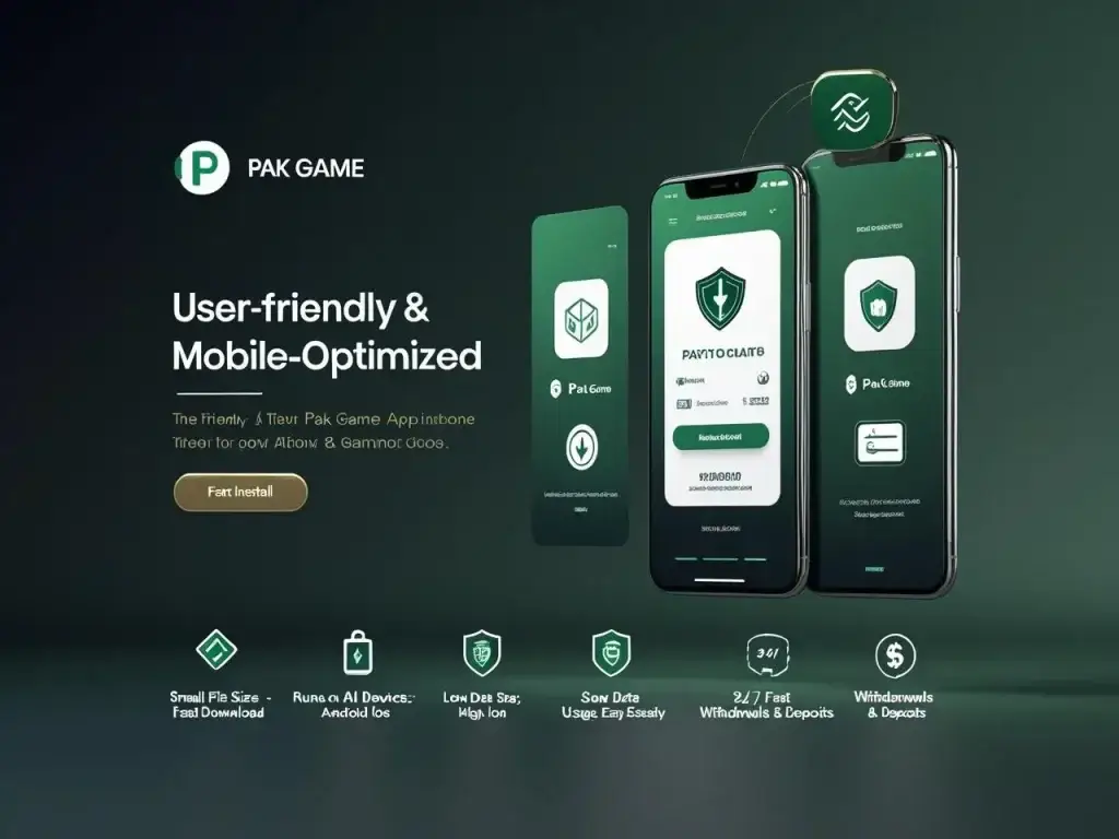 User-Friendly App Optimized for Mobile on Pak game